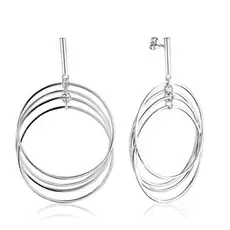 Серьги из серебра S86600006000