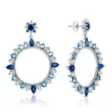 Серьги из серебра S86611102000