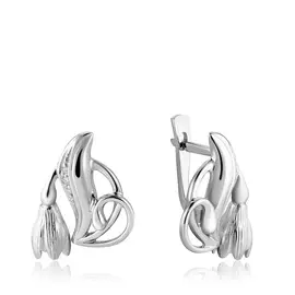 Серьги из серебра С-15057