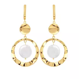 Серьги из серебра SAE5807_SR_WB_YG