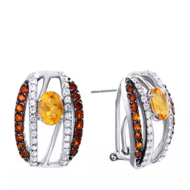 Серьги из серебра SE120316_CT_WG