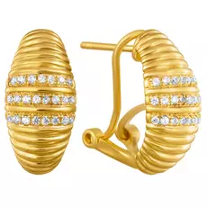 Серьги из серебра SE2412_SR_001_YG