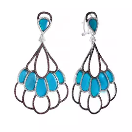 Серьги из серебра SET81341EW_GAG_001_WG