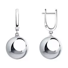 Серьги из серебра Шары 94023672