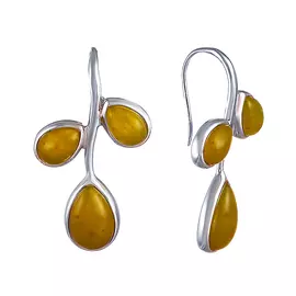 Серьги из серебра TRE44E_SR_QZ_WG