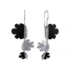 Серьги из серебра VAG1030ASNCM_SR_ENAM_WG