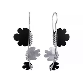 Серьги из серебра VAG1030ASNCM_SR_ENAM_WG