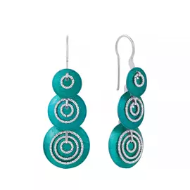 Серьги из серебра VAG1290AS_SR_ENAM_WG