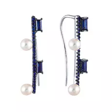 Серьги из серебра WSE25104-BH3_SR_WP_001_WG