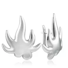 Серьги из серебра Языки пламени 00022156-6
