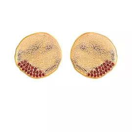 Серьги из серебра YE01826_SR_GR_YG