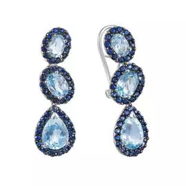 Серьги из золота 01730E_SA_BT_WG