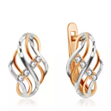 Серьги из золота 01С114741