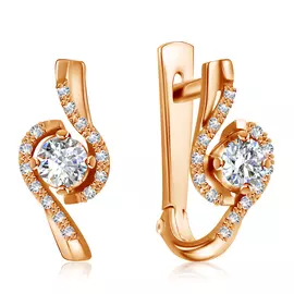 Серьги из золота 01С115752