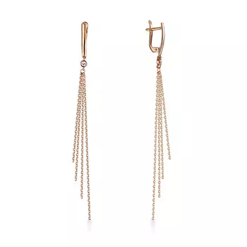 Серьги из золота 01С118502