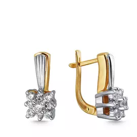 Серьги из золота 01С1611728