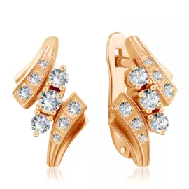 Серьги из золота 01С166192