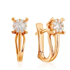 Серьги из золота 01С616351