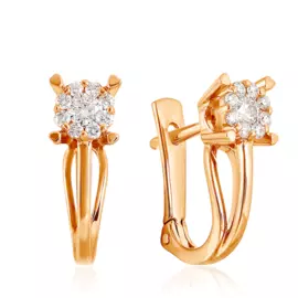 Серьги из золота 01С616351