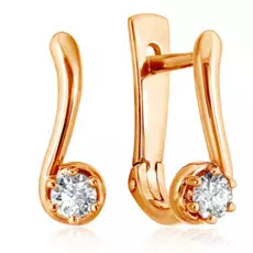 Серьги из золота 01С616725