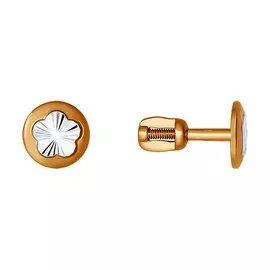 Серьги из золота 022364