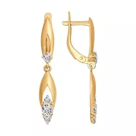 Серьги из золота 026663