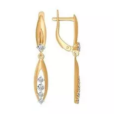 Серьги из золота 026664
