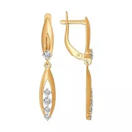 Серьги из золота 026664