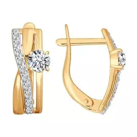 Серьги из золота 026816