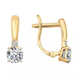 Серьги из золота 026826