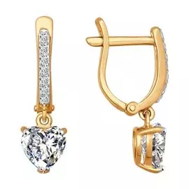 Серьги из золота 026901