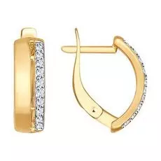 Серьги из золота 027186