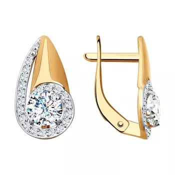 Серьги из золота 027604