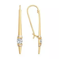 Серьги из золота 027842