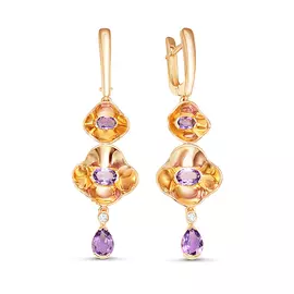 Серьги из золота 02-0269/4