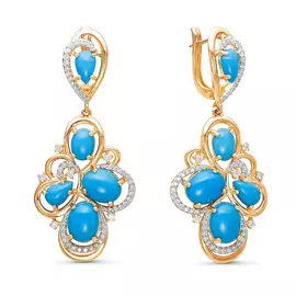 Серьги из золота 02-1411