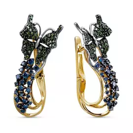 Серьги из золота 02-2191