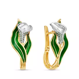 Серьги из золота 02-2606