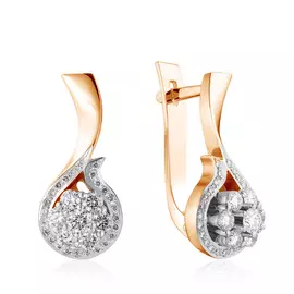 Серьги из золота 03С077-01