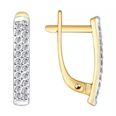 Серьги из золота 1021003