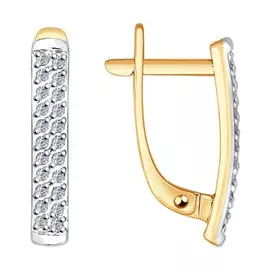 Серьги из золота 1021003