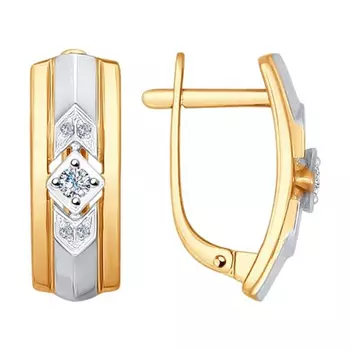 Серьги из золота 1021028