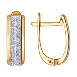 Серьги из золота 1021058