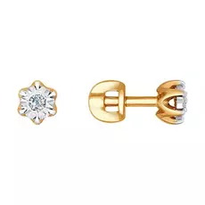 Серьги из золота 1021118