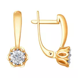 Серьги из золота 1021207