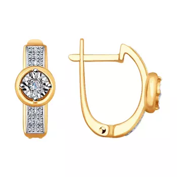 Серьги из золота 1021296