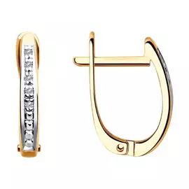 Серьги из золота 1021316