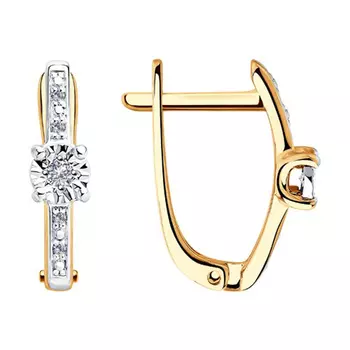 Серьги из золота 1021323