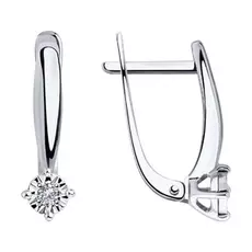 Серьги из золота 1021341