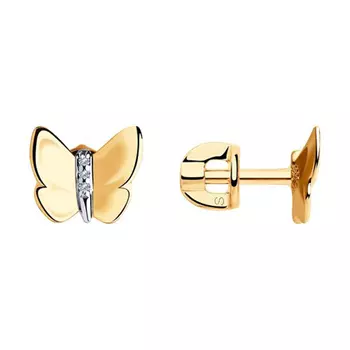 Серьги из золота 1021342